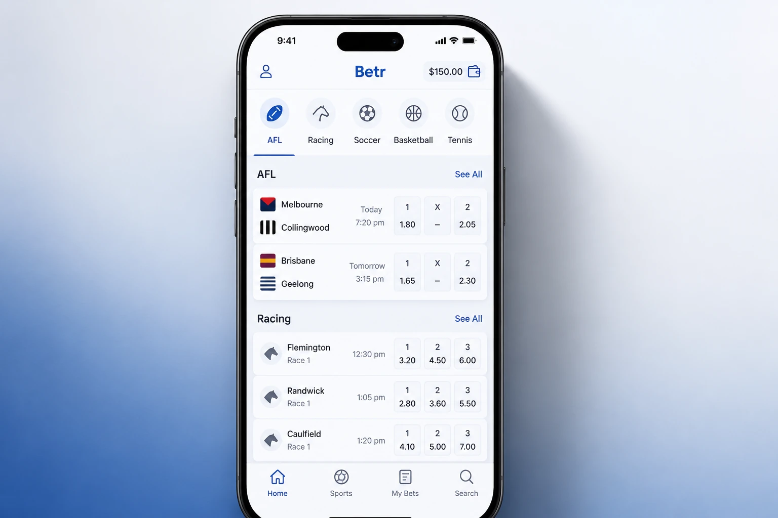 Betr App for iOS